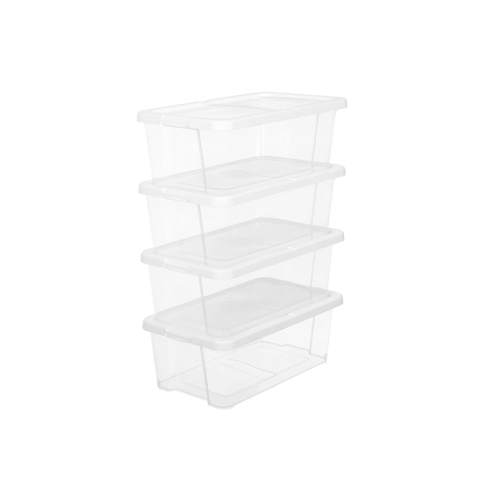 Schuhkartons - Aufbewahrungsboxen - 12 - transparent - bis Größe 41