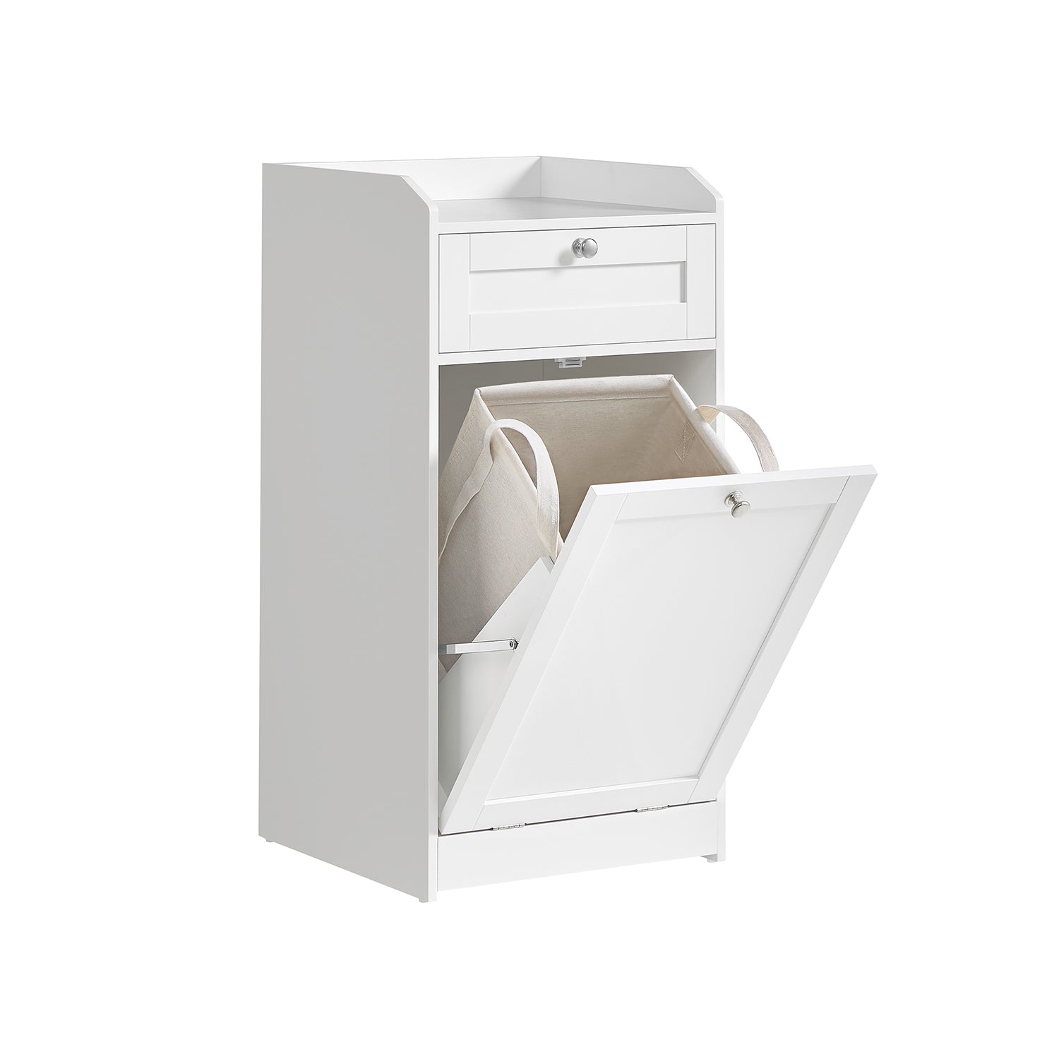 Badezimmerschrank - mit Wäschereikorb - 40 × 40 × 80,2 cm