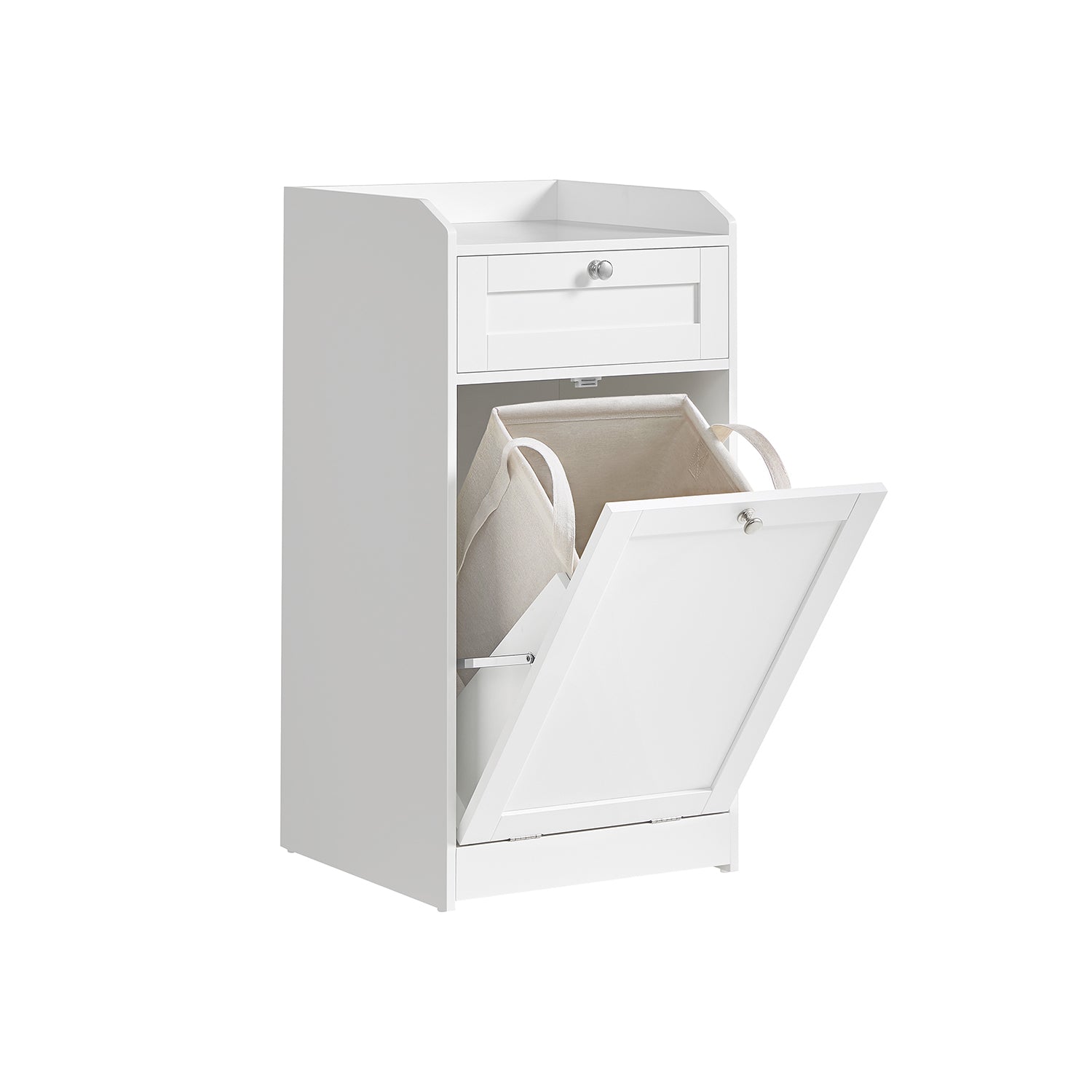 Badezimmerschrank - mit Wäschereikorb - 40 × 40 × 80,2 cm