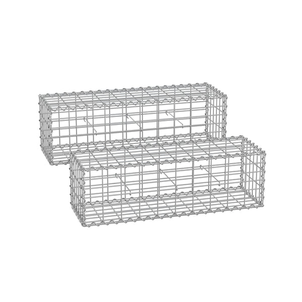 SCHANS -Körbe - 2 - für Steine - 5 x 10 cm Maschenbreite