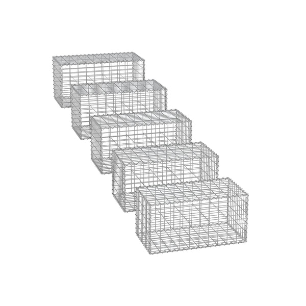 Kabelkörbe - 5 x 10 cm Maas Breite - Set von 5