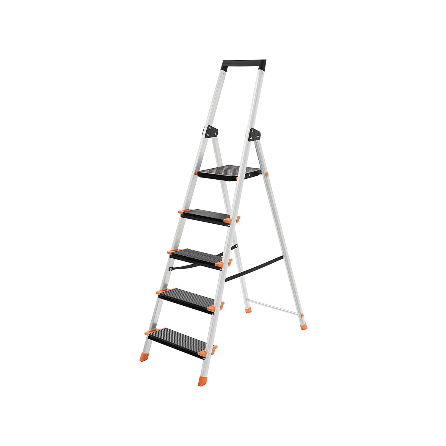 Treppenlade - faltbar - 5 Schritte - Aluminium - bis zu 150 kg