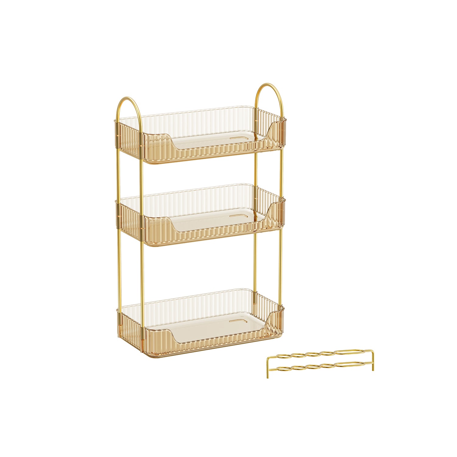 Make-up Organizer-Rektular-Gift-Ideenchampagne Gold