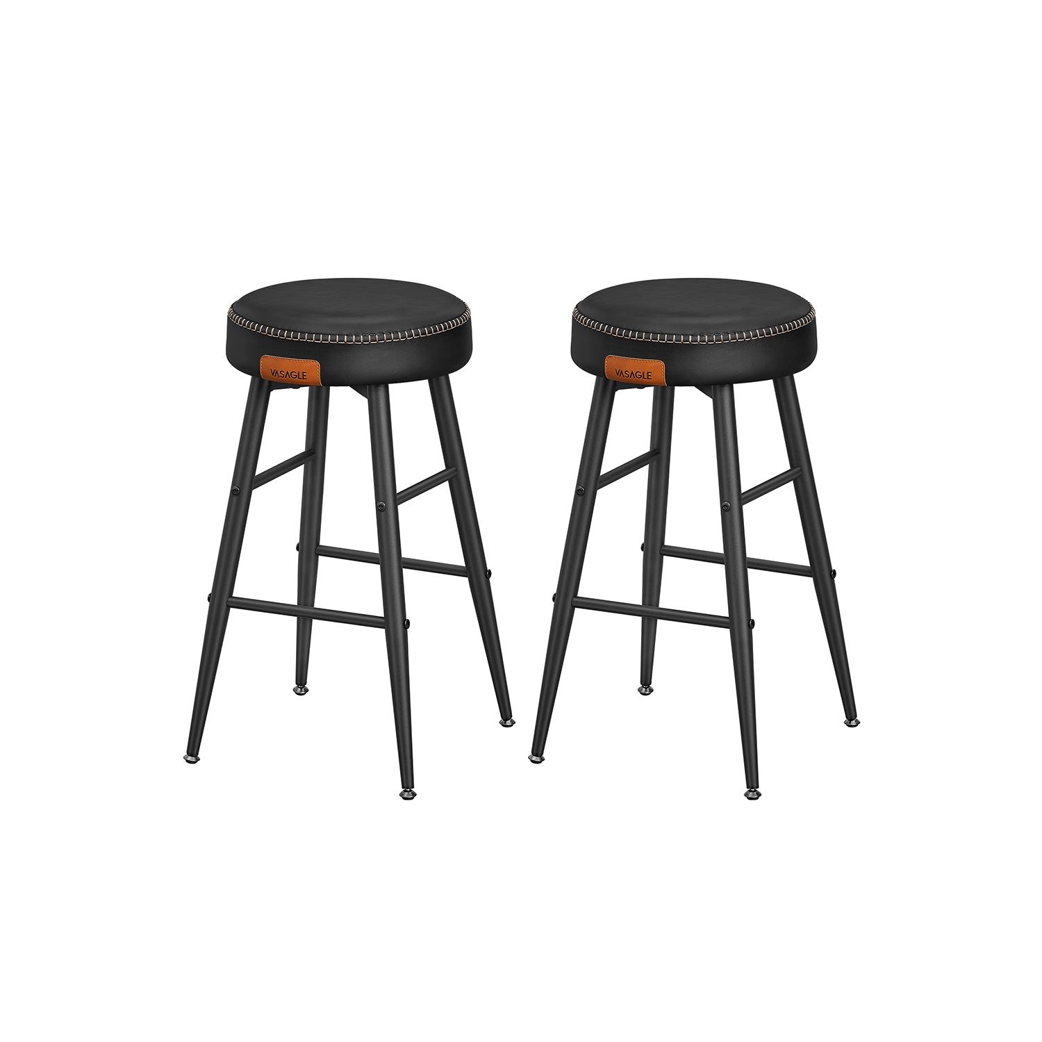 Ekho -Kollektion - Barhocker - 2 - einfach zu montieren - 63 cm hoch