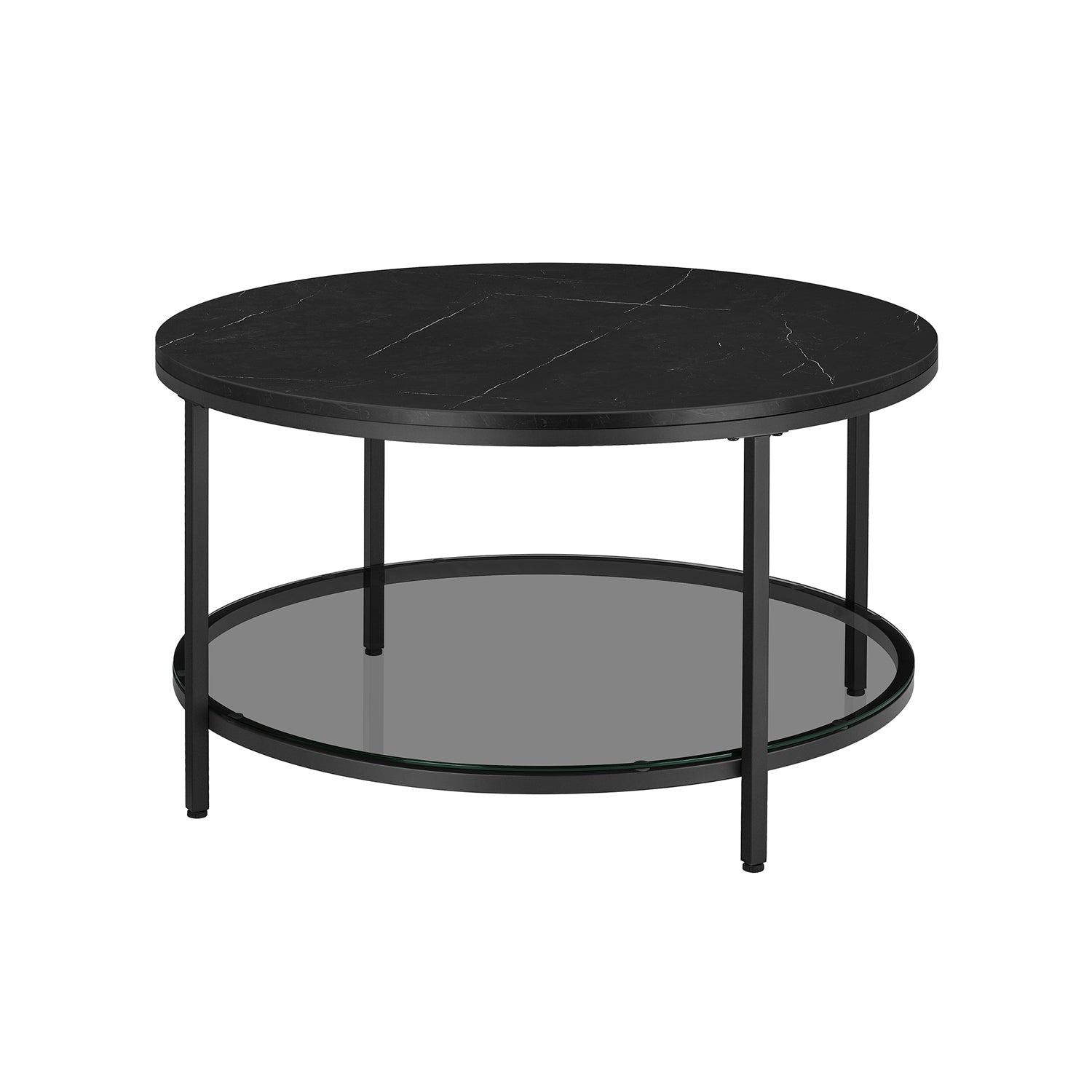 Couchtisch mit 2 Regalen für das Wohnzimmer