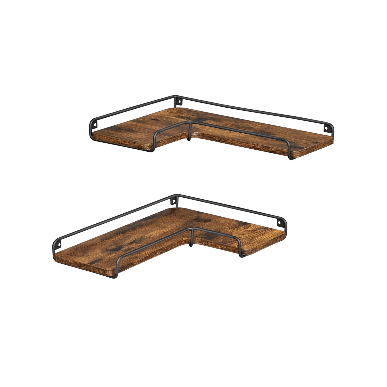 Corner Board-L-förmiges, industrielles Design-Schwarz