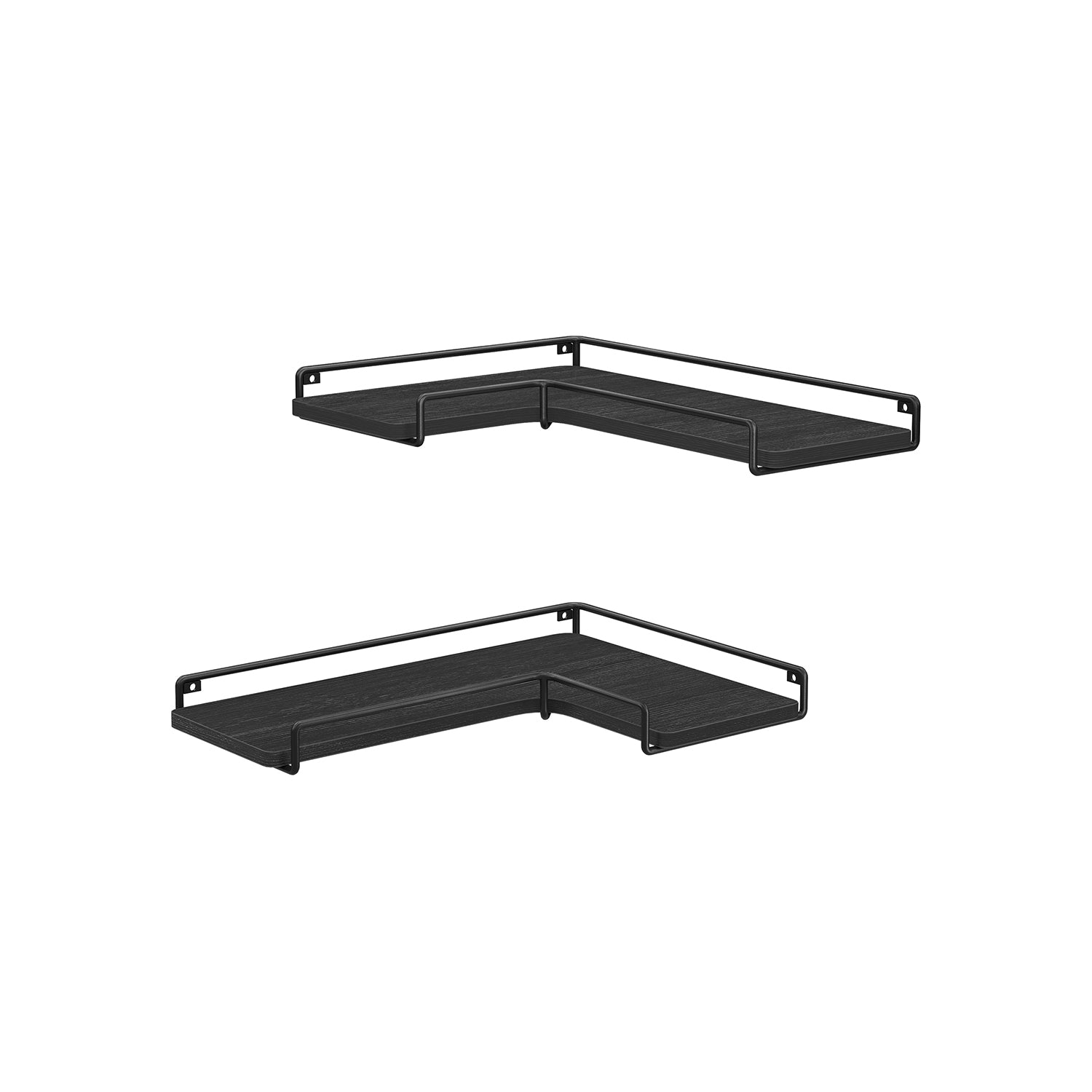 Corner Board-L-förmiges, industrielles Design-Schwarz