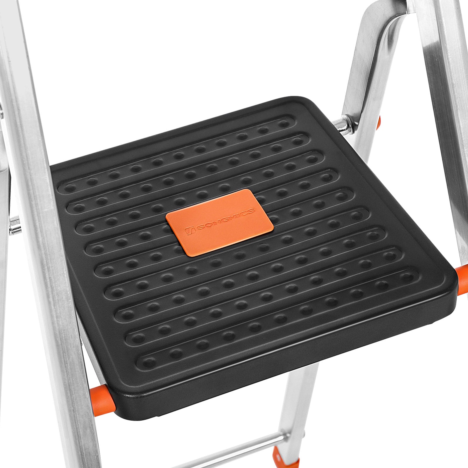 Leiter - Aluminiumleiter - 12 cm breite Schritte - faltbar - Anti -Slip - bis zu 150 kg
