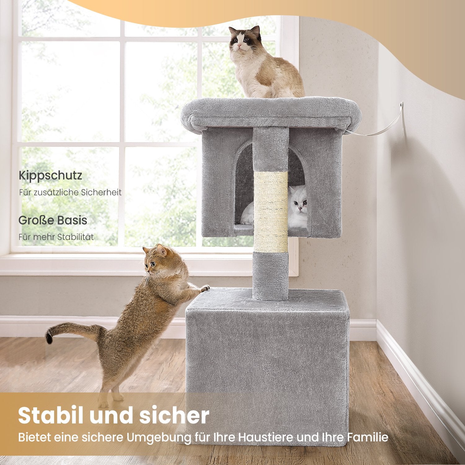 101 cm hohe Kratzerkrabbenkrabbenpol Große Plattform